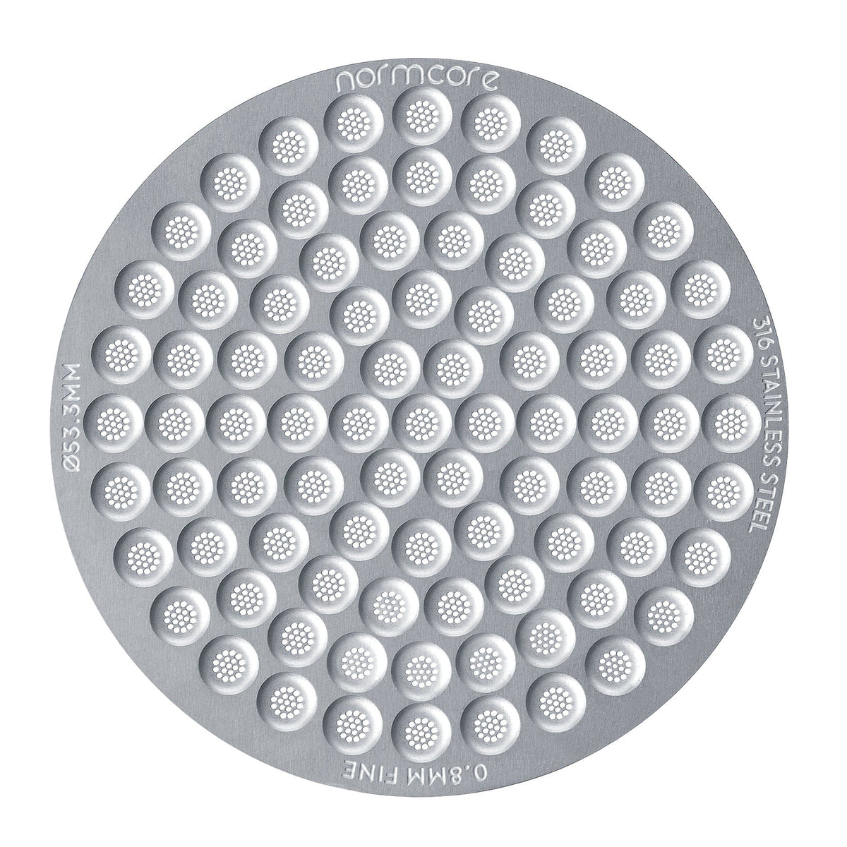 Normcore Ultra-Slim Puck Screen - 316 Stainless Steel | NormCoreWares
