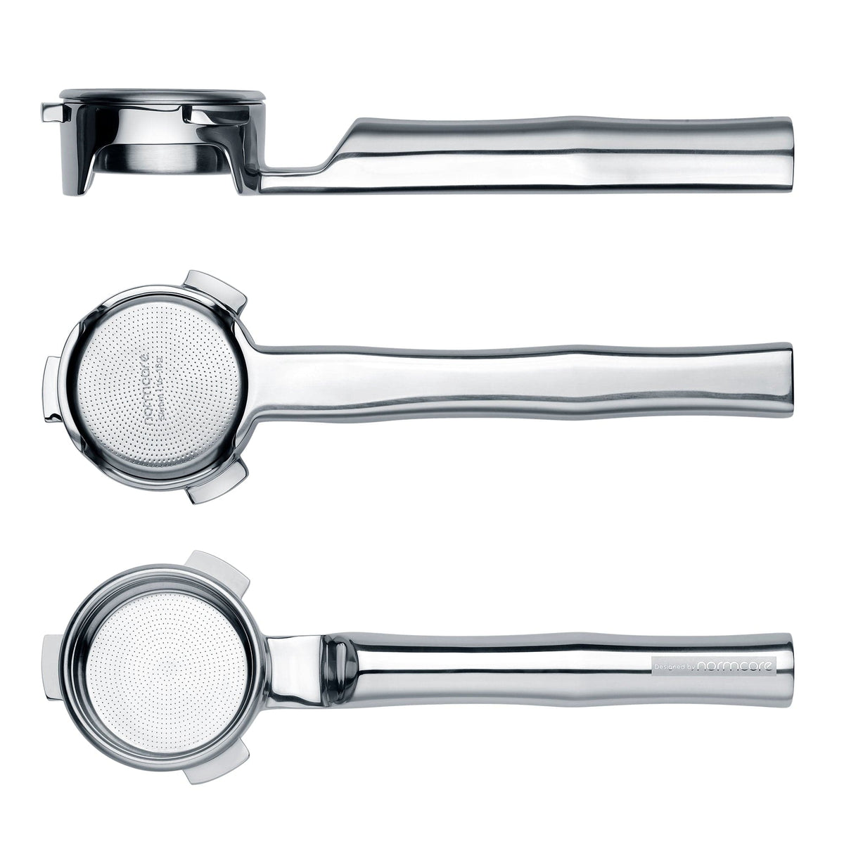 Normcore All Stainless Steel Lay-Flat Portafilter | NormCoreWares