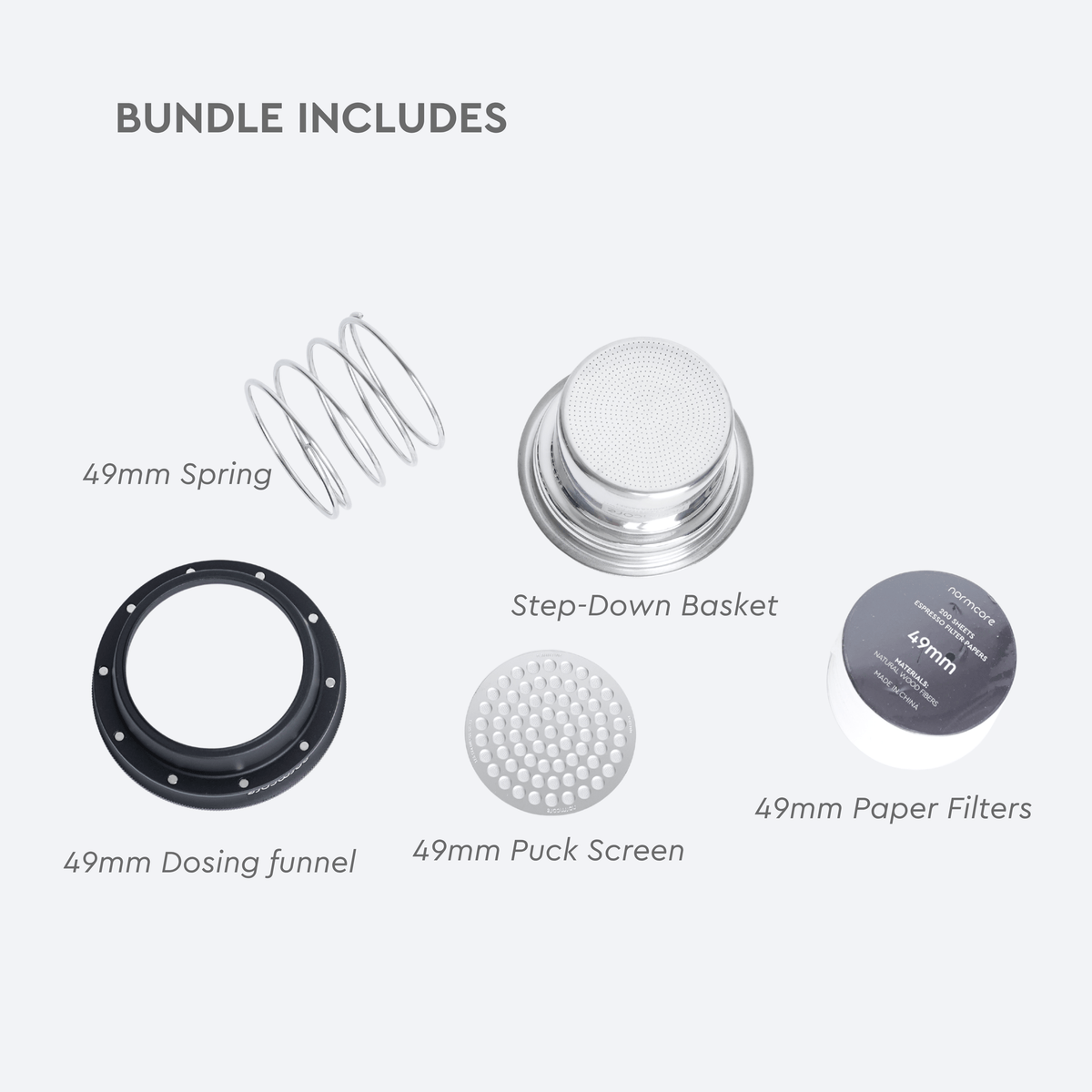 Normcore 54mm to 45.5mm Step-Down Basket - Optional Accessories | NormCoreWares