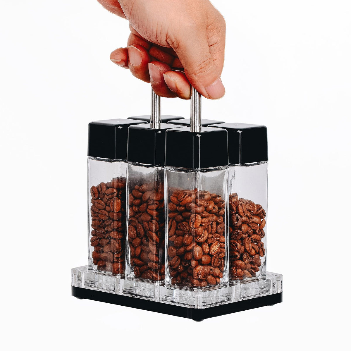 Normcore Coffee Bean Cellars with Stand - Glass Tubes | NormCoreWares