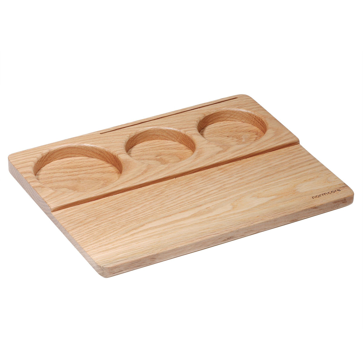 Normcore Wooden Espresso Tamping Station - Walnut / Oak | NormCoreWares