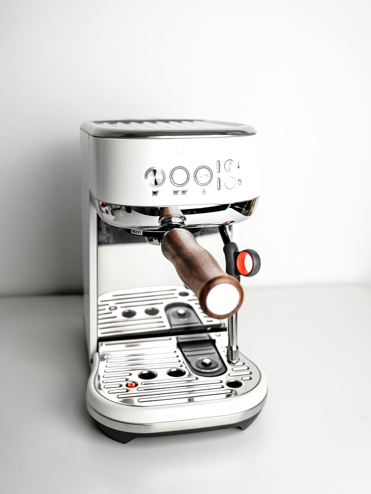 Normcore Slim Bottomless Portafilter with Upgraded Walnut Wood Handle | NormCoreWares