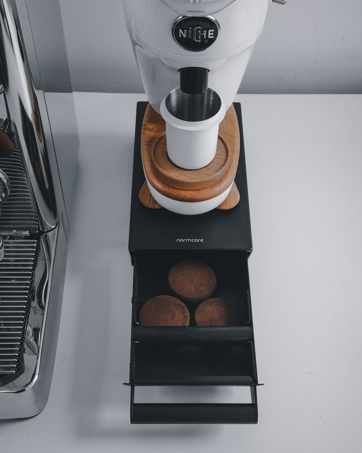 Normcore Espresso Knock Box Drawer – Heavy-Duty 304 Stainless Steel | NormCoreWares
