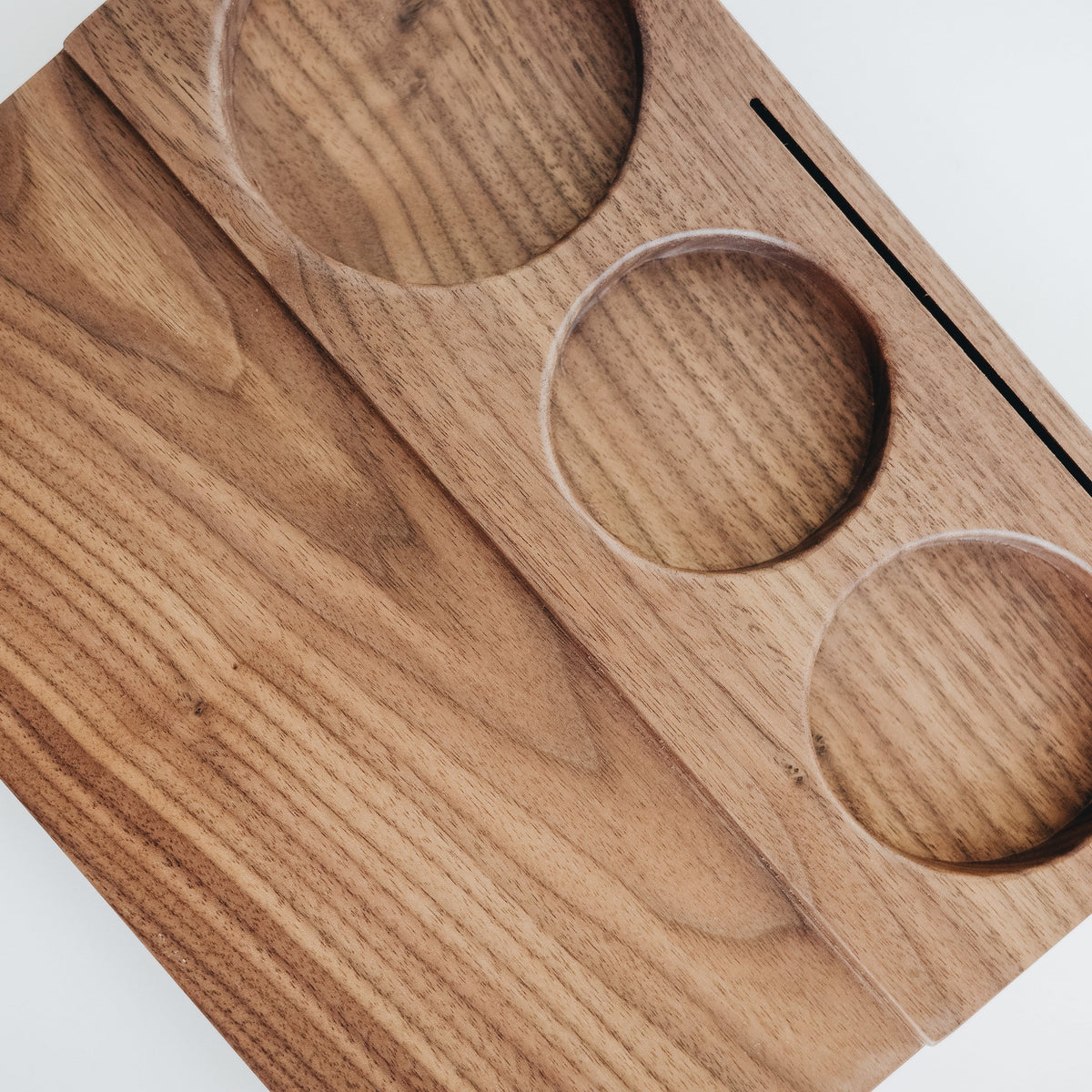 Normcore Wooden Espresso Tamping Station - Walnut / Oak | NormCoreWares